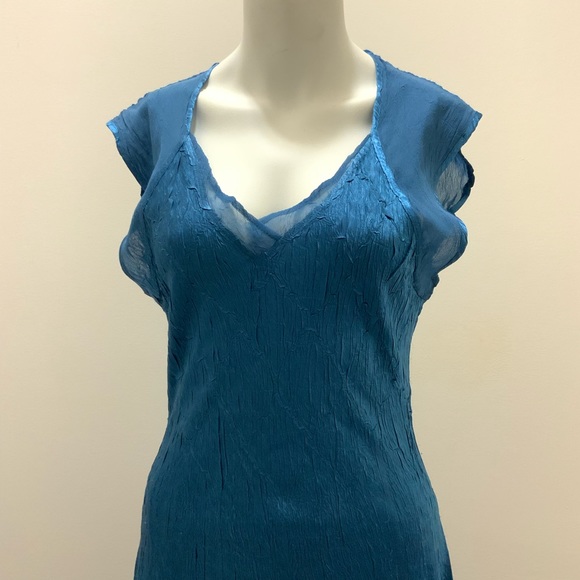 Komarov Charmeuse Cap Sleeve Midi Dress - Picture 10 of 10